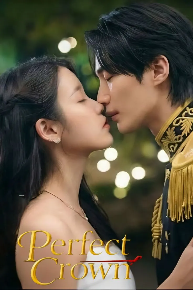 Pôster oficial do dorama Perfect Crown destacando o romance épico de 2026.