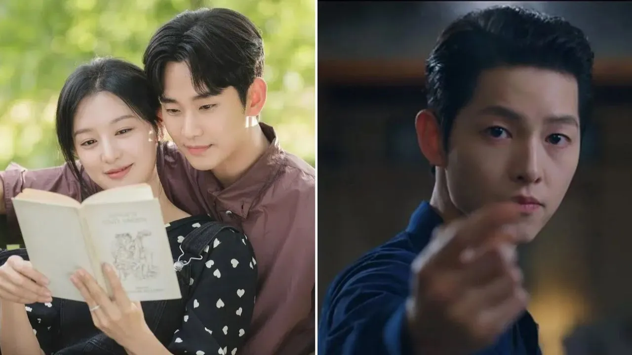 Capa do dorama Rainha das Lágrimas destacando o elenco principal.