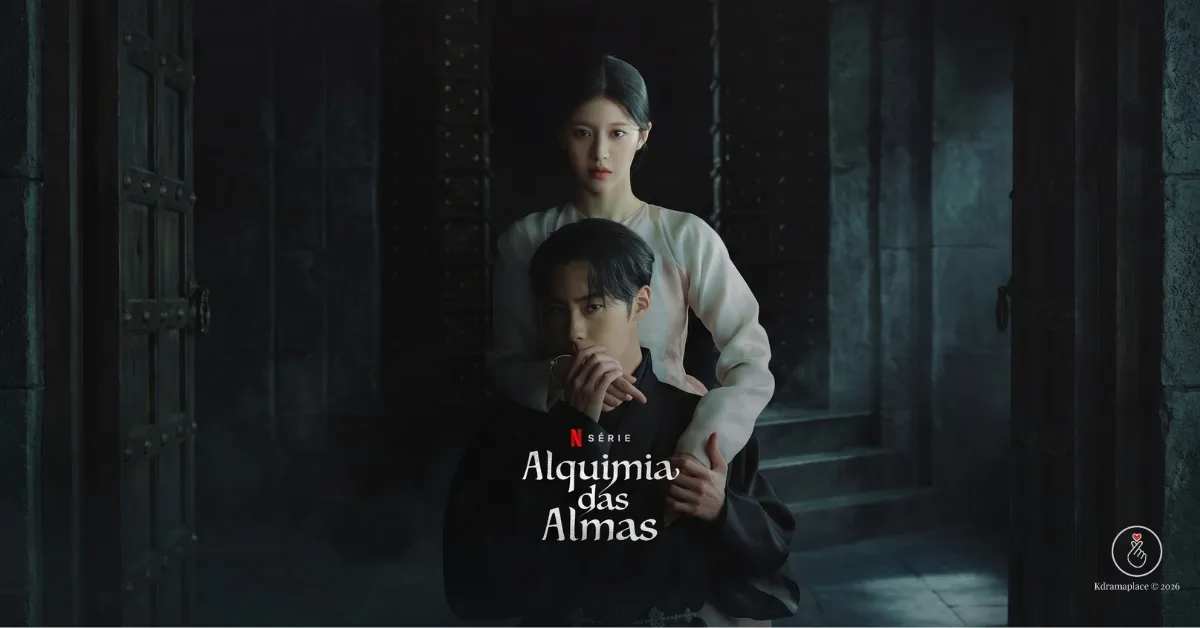 Jang Uk e Cho Yeong em Alquimia das Almas Luz e Sombra, mostrando o reencontro visual e a evolução dos personagens na Parte 2.